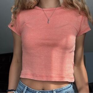 🩷Super Cute & Soft Waffle Knit Tee🪸